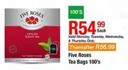 Take 'n Pay Five Roses Tea Bags offer
