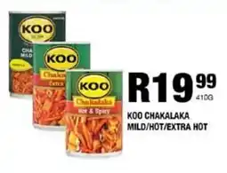 Take 'n Pay Koo chakalaka mild/ hot/ extra hot offer