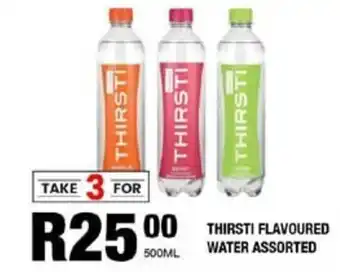 Take 'n Pay Thirsti flavoured water assorted offer