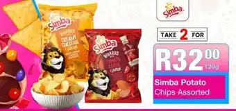 Take 'n Pay Simba Potato Chips Assorted offer