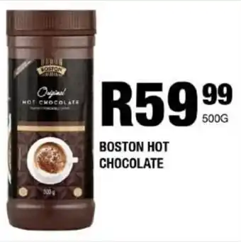 Take 'n Pay Boston hot chocolate offer