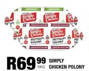 Take 'n Pay Rainbow simply chicken polony offer