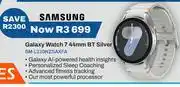 Expert Samsung Galaxy Watch 7 44mm BT Silver SM-L310NZSAXFA offer