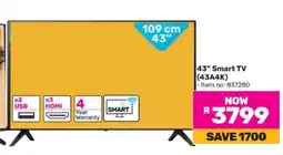 Game 43” Smart TV (43A4K) offer