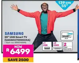 Game Samsung 55 UHD Smart TV (UA55DU7000KXXA) offer