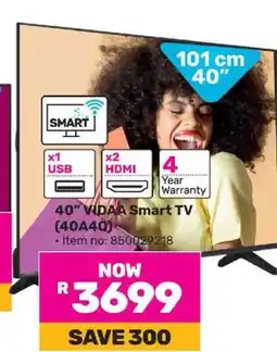 Game 40 VIDAA Smart TV (40A40) offer