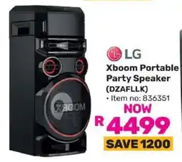 Game LG Xboom Portable Party Speaker offer