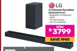 Game LG 3.1 Channel Soundbar (S65Q.DZAFLK) offer