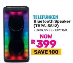 Game TELEFUNKEN Bluetooth Speaker (TBPS-5512) offer