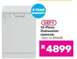 Game Defy 13 Place Dishwasher DDW240 offer