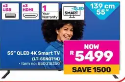 Game 55” QLED 4K Smart TV (LT-55NQ714) offer