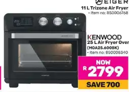 Game KENWOOD 25 L Air Fryer Oven (MOA25.600BK) offer