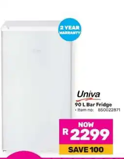 Game Univa 90 L Bar Fridge offer