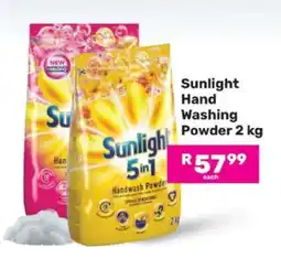 Game Sunlight Hand Washing Powder 2 kg offer