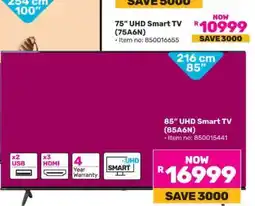 Game 85 UHD Smart TV (85A6N) offer