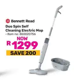 Game Bennett Read Duo Spin Self Cleaning Electric Mop offer