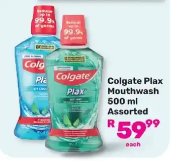 Game Colgate Plax Mouthwash 500 ml Assorted offer