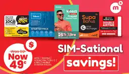 Shoprite Mtn/ telkom/ vodacom/ cell c/ k'nect mobile starter packs offer