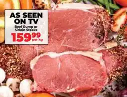 Food Lover's Market Beef Rump or Sirloin Steaks offer