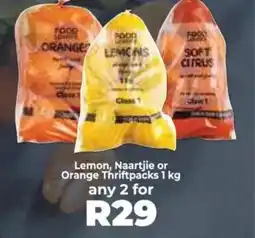 Food Lover's Market Lemon, Naartjie or Orange Thriftpacks offer