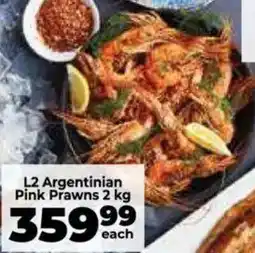 Food Lover's Market L2 Argentinian Pink Prawns offer