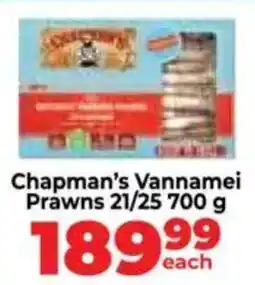 Food Lover's Market Chapman's Vannamei Prawns offer