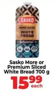Food Lover's Market Sasko More or Premium Sliced White Bread offer