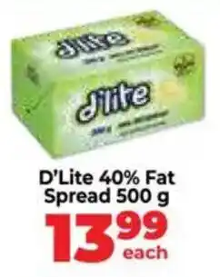 Food Lover's Market D'Lite 40% Fat Spread offer