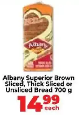 Food Lover's Market Albany Superior Brown Sliced, Thick Sliced or Unsliced Bread offer