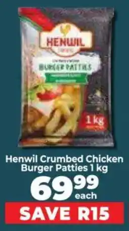 Food Lover's Market Henwil Crumbed Chicken Burger Patties offer