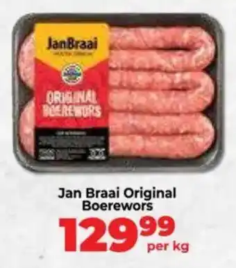 Food Lover's Market Jan Braai Original Boerewors offer