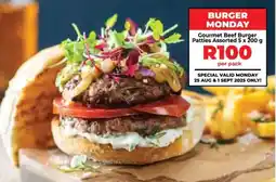 Food Lover's Market Gourmet Beef Burger Patties Assorted offer