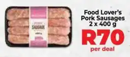 Food Lover's Market Food Lover's Pork Sausages offer