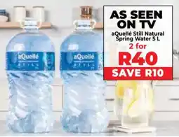 Food Lover's Market aQuellé Still Natural Spring Water offer