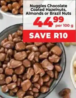 Food Lover's Market Nuggles Chocolate Coated Hazelnuts, Almonds or Brazil Nuts offer