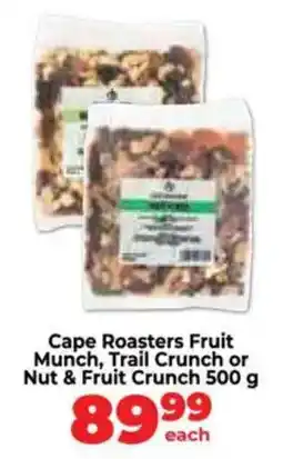 Food Lover's Market Cape Roasters Fruit Munch, Trail Crunch or Nut & Fruit Crunch offer