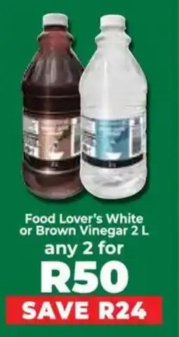 Food Lover's Market Food Lover's White or Brown Vinegar offer