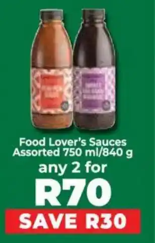 Food Lover's Market Food Lover's Sauces Assorted offer