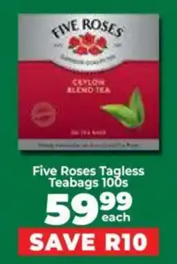 Food Lover's Market Five Roses Tagless Teabags offer