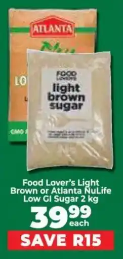 Food Lover's Market Food Lover's Light Brown or Atlanta NuLife Low GI Sugar offer