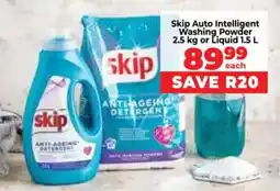 Food Lover's Market Skip Auto Intelligent Washing Powder or Liquid offer