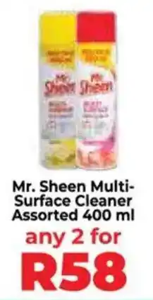 Food Lover's Market Mr. Sheen Multi-Surface Cleaner Assorted offer