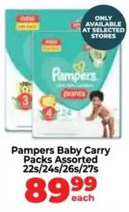 Food Lover's Market Pampers Baby Carry Packs Assorted offer