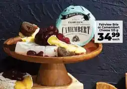 Food Lover's Market Fairview Brie or Camembert Cheese offer