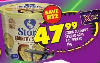 Shoprite Stork country spread 40% fat spread offer