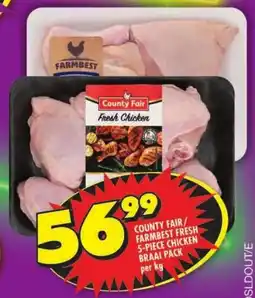 Shoprite County fair/ farmbest fresh braai pack offer
