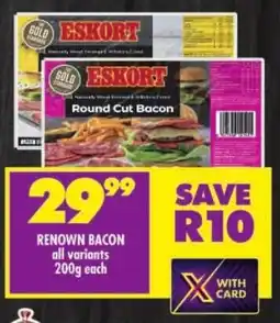 Shoprite Renown bacon offer