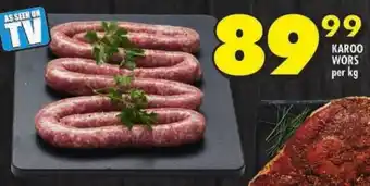 Shoprite Karoo wors offer