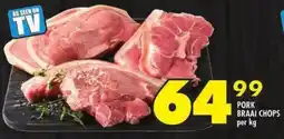 Shoprite Pork braai chops offer