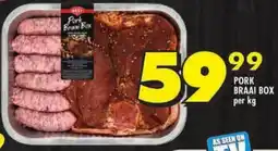 Shoprite Pork braai box offer